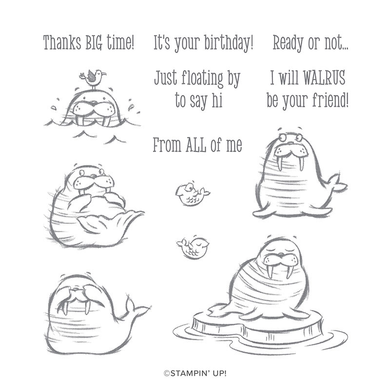 A STAMP SET A DAY IN MAY: DAY 26: We’ll Walrus Be Friends